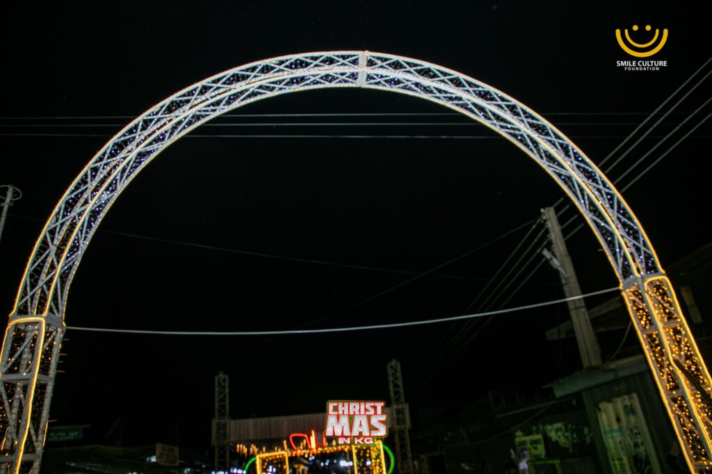 Christmas in KG lighting festival on the streets of Wetse Kojo, Korle Gonno