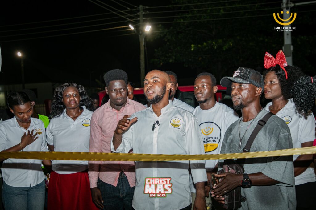 Christmas in KG lighting festival on the streets of Wetse Kojo, Korle Gonno